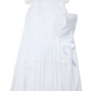 Boys Swiss Dot Christening Gown with Hat that Converts to a Bubble Outfit