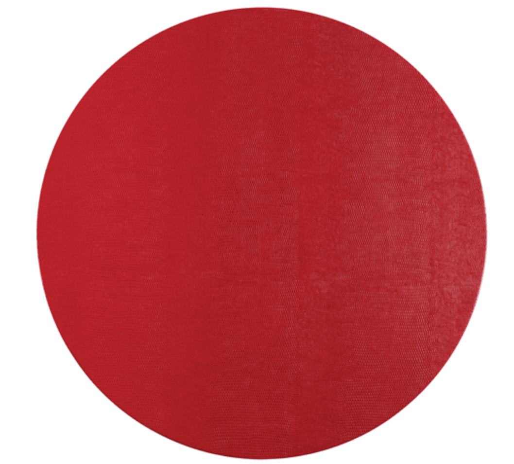 Red Lizard Round Placemat - Set of 4