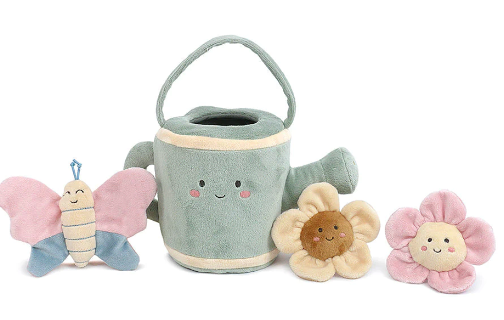 Plush Watering Can and Flowers