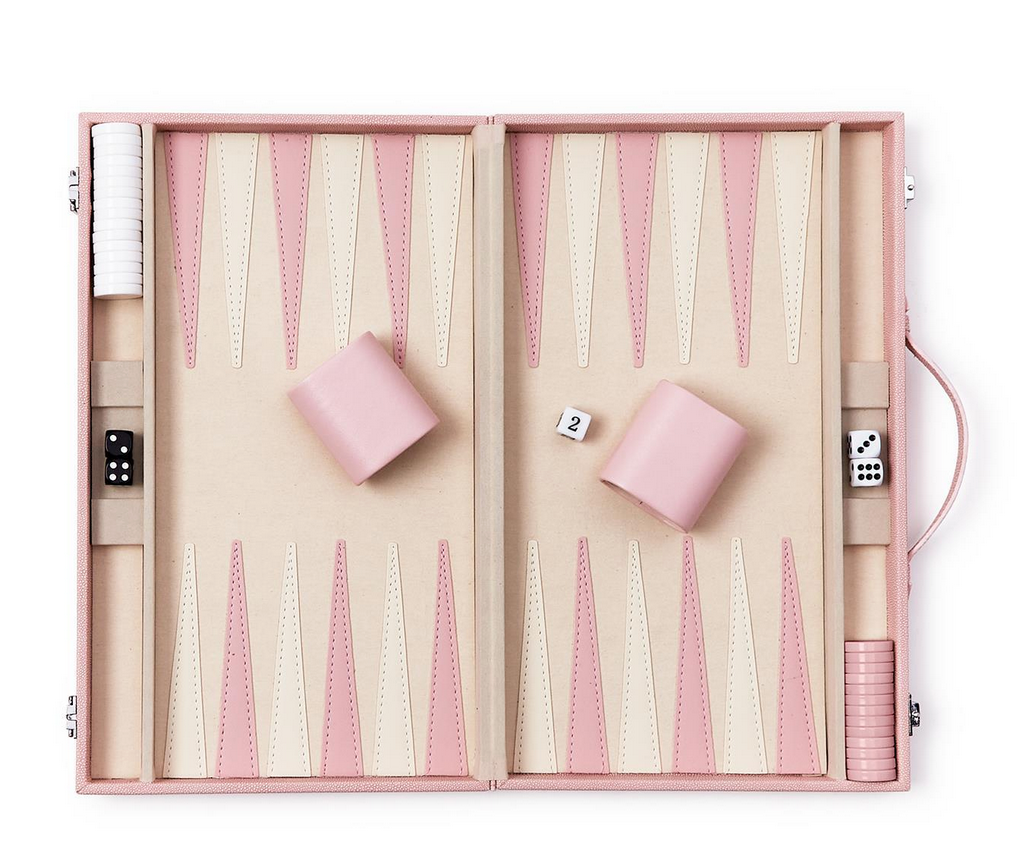 Pink Backgammon Set