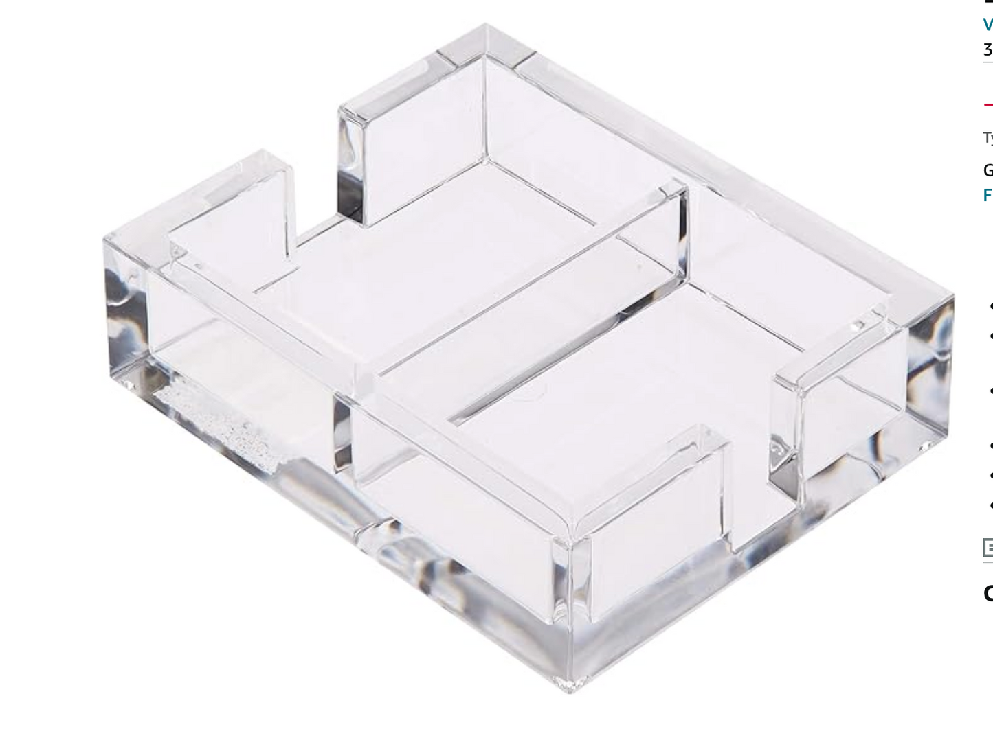 Acrylic Playing Card Holder