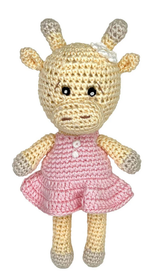 Zubels - Crocheted Girls Giraffe Rattle