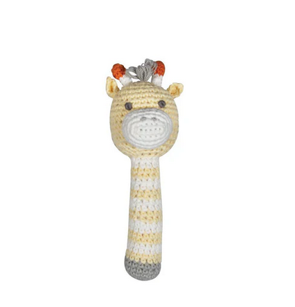 Zubels - Crocheted Yellow Giraffe Rattle
