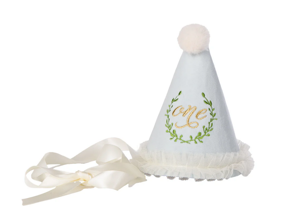 One Birthday Party Hat - Pink or Blue