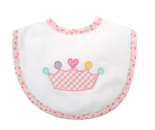 3 Marthas - Pink Crown Bib