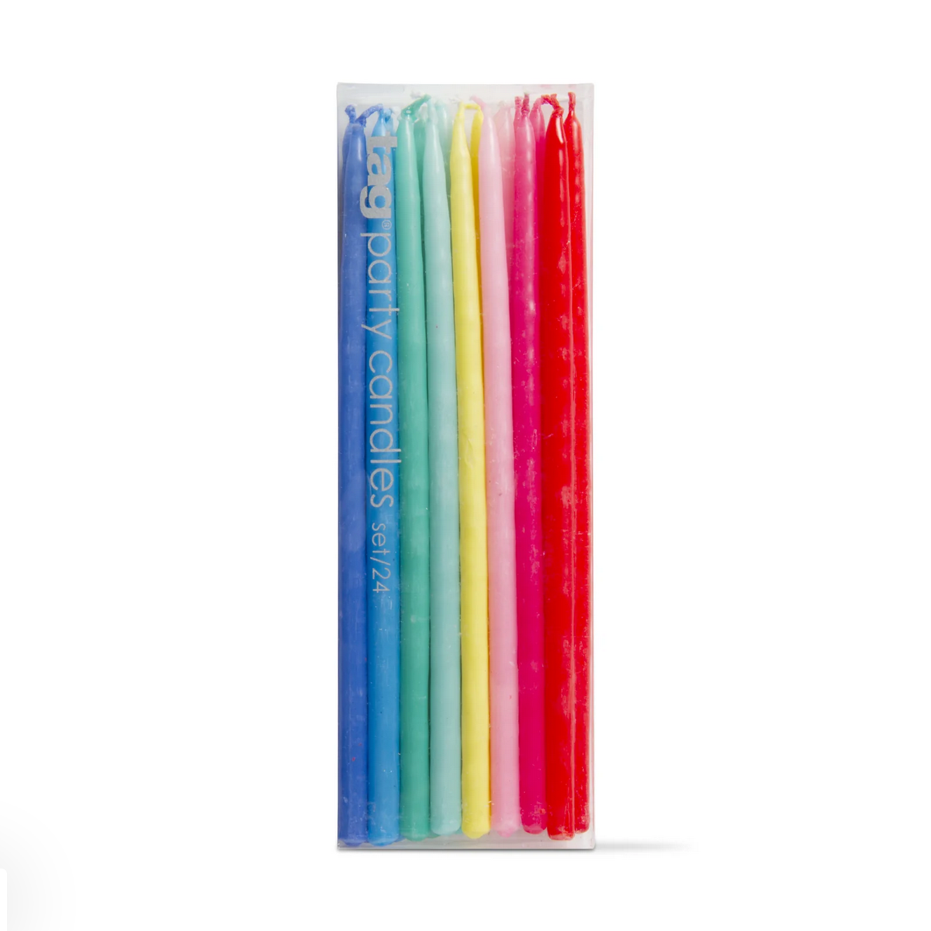 Birthday Candles - Small Multicolor Taper Candle