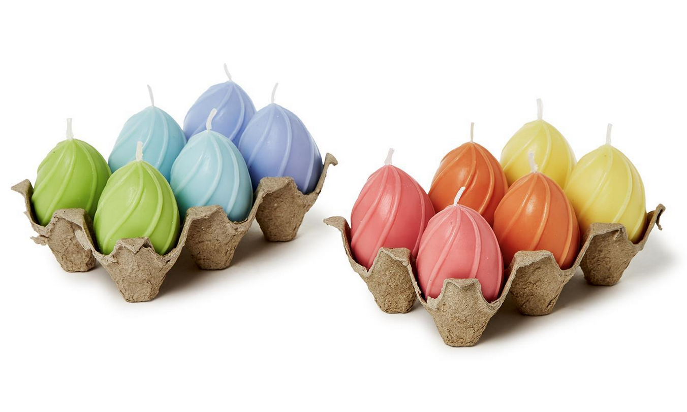 Egg Candles - Set of 6 - Two Colorways