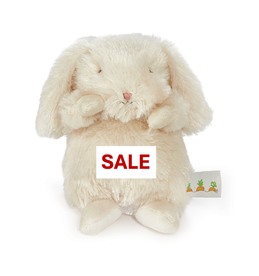 Small Cream Plush Bunny
