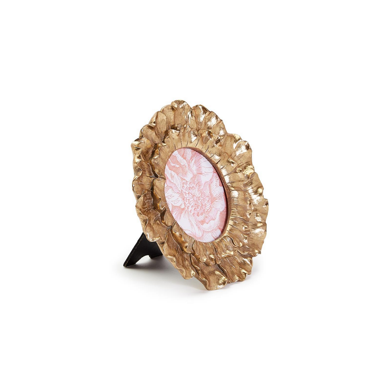 Round Gold Leaf Picture Frame