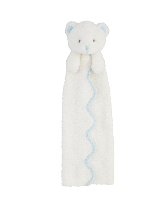 Scallop Bear Lovey - Blue or Pink