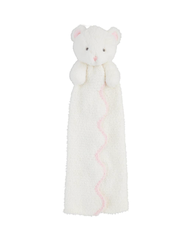 Scallop Bear Lovey - Blue or Pink