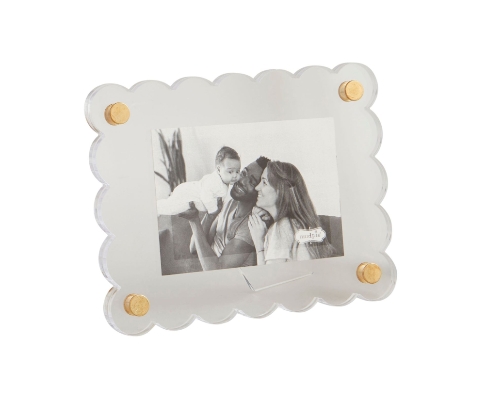 Scalloped Acrylic Frame - Three Sizes