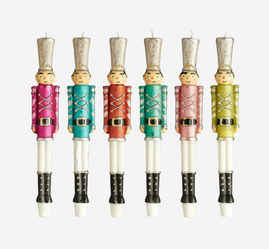 Nutcracker Taper Candle - 6 Colors