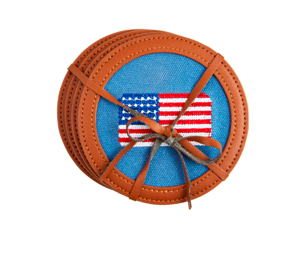 American Flag Coasters