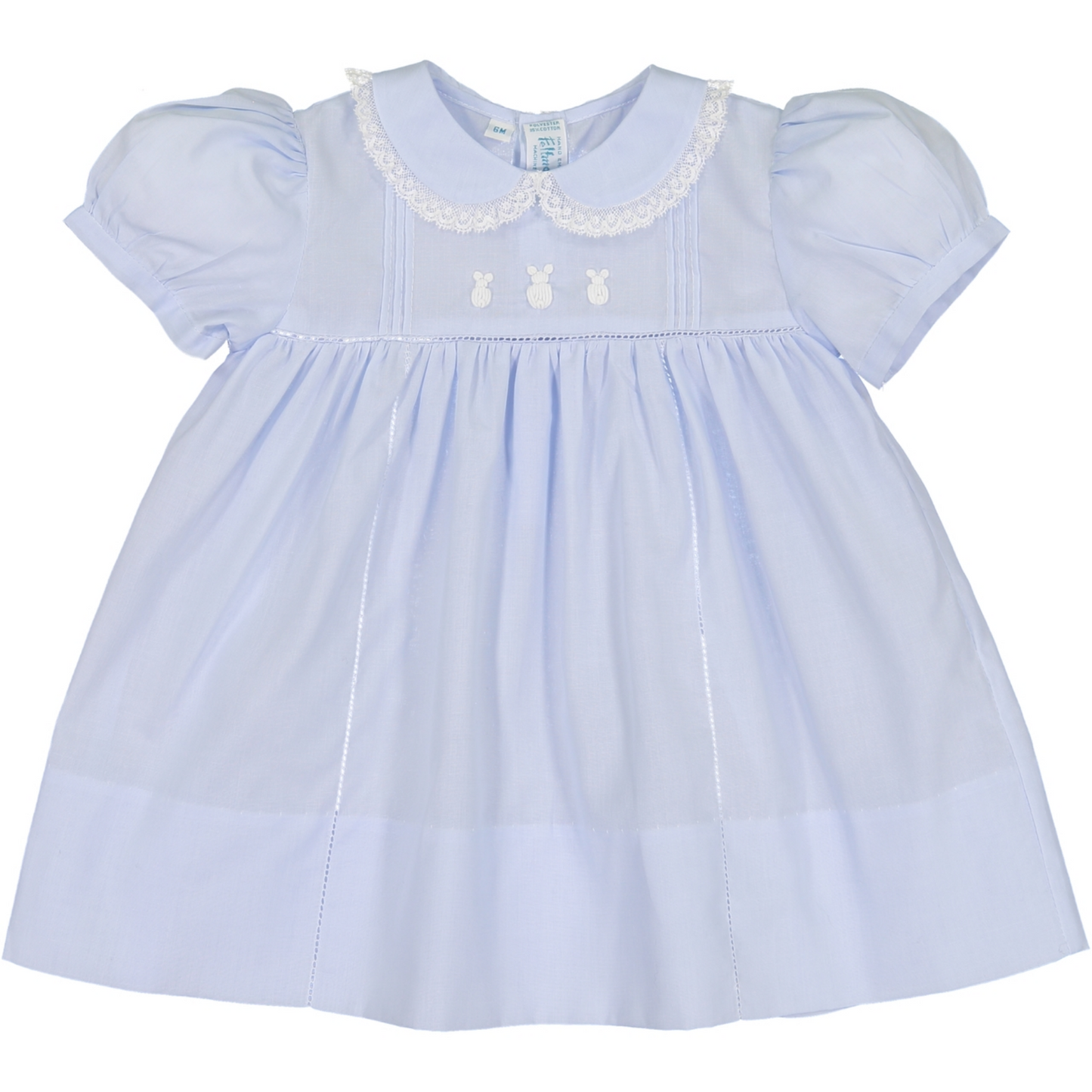 Feltman Brothers - Bunny Dress - Pink or Blue
