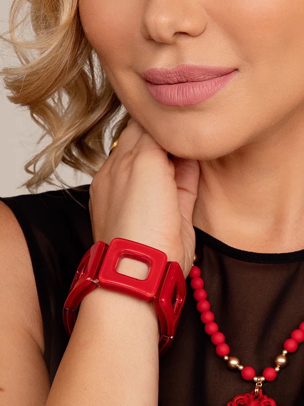 Resin Square Bracelet - 3 Colors