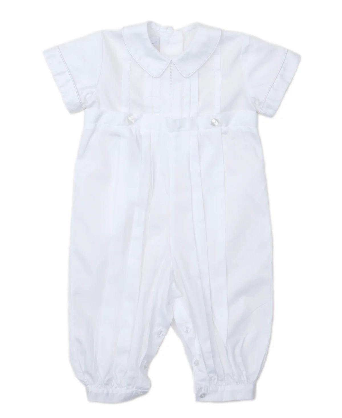 Kissy Kissy - Boys Hemstitch Converter Christening Gown with Hat