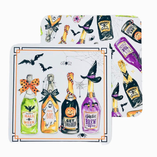 Rosanne Beck - Halloween Cocktail Boos Coasters