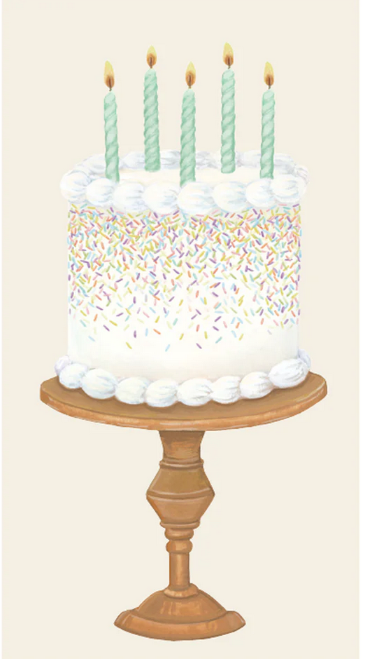 Birthday Cake Guest Napkins