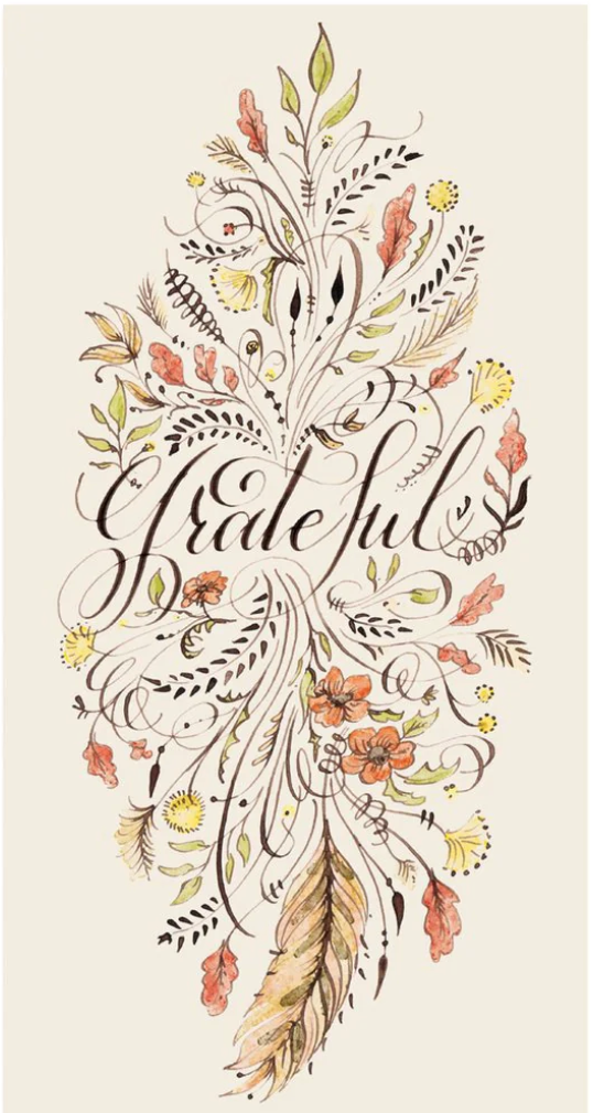 Grateful guest napkins