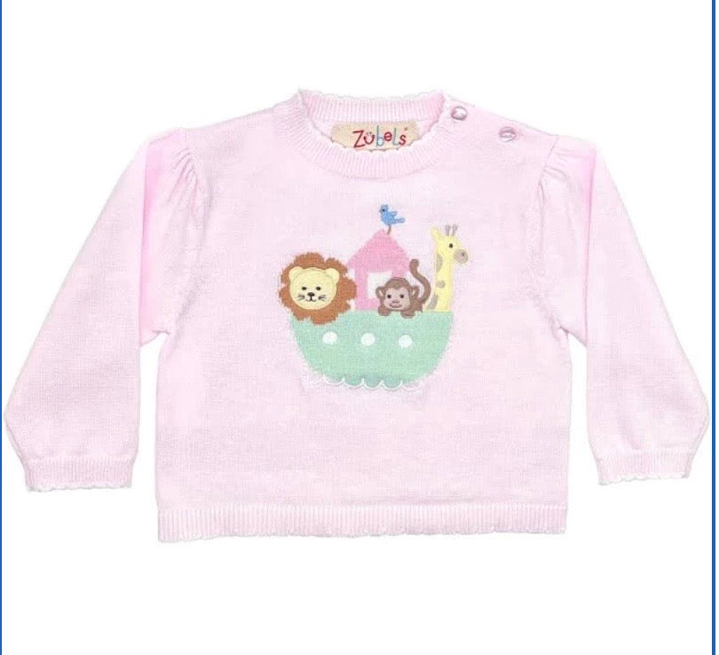 Zubels - Pink Noahs Ark Sweater