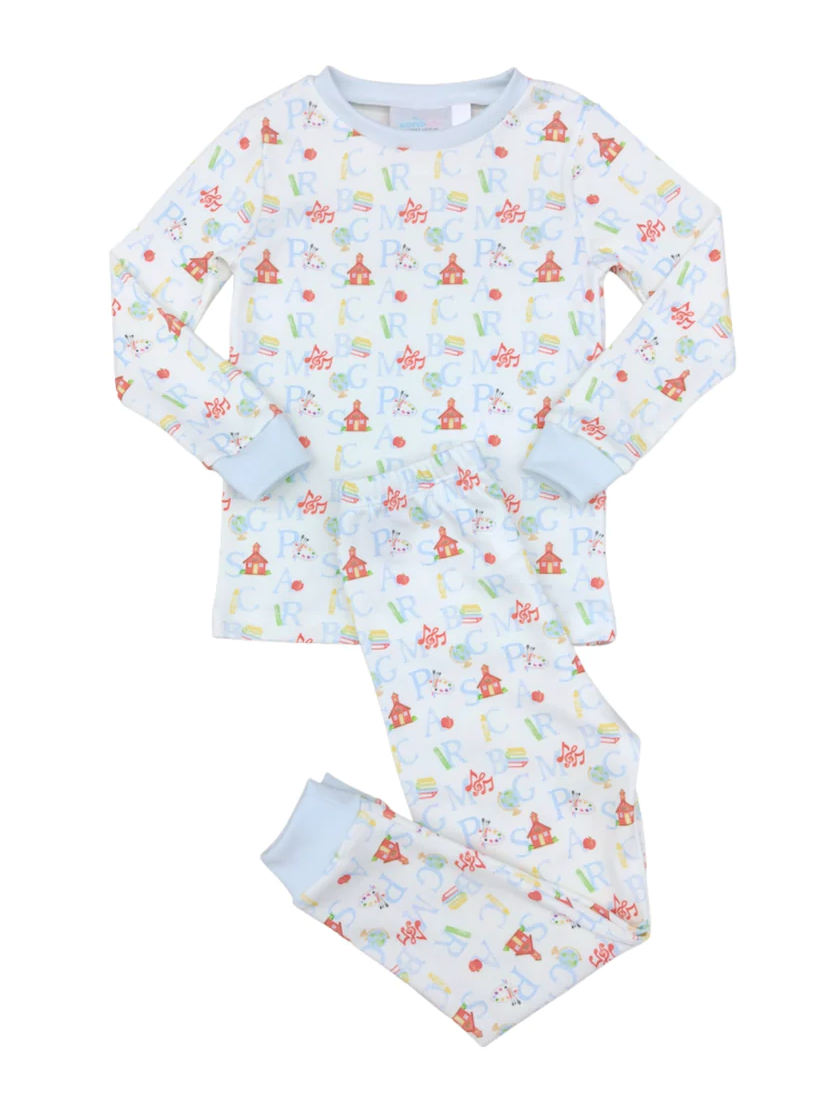 ABC Back to school boys pajamas