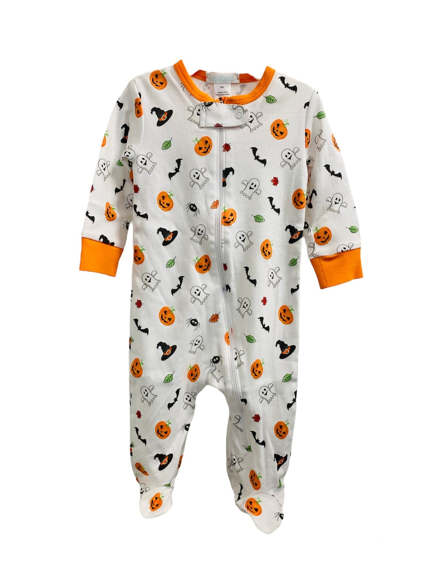 Halloween footed pjs