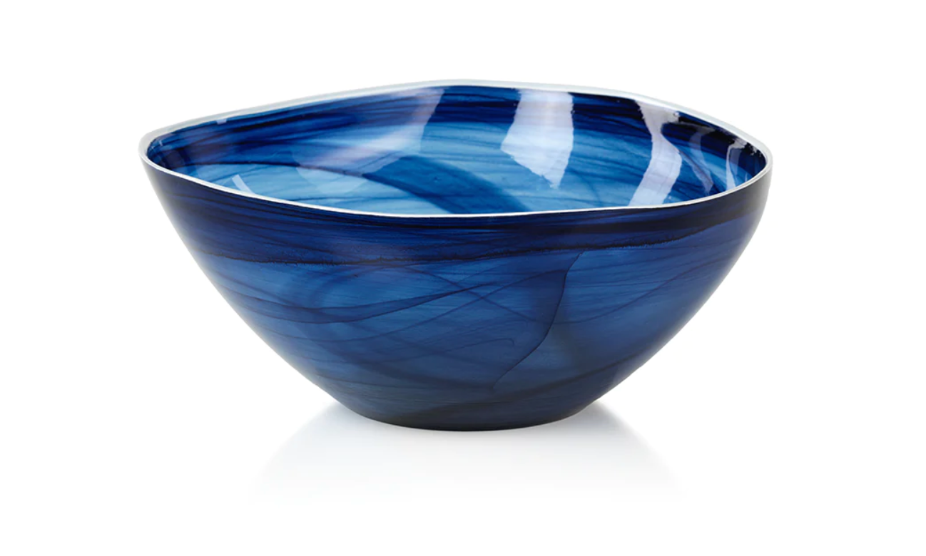 Cobalt Blue Glass Bowl