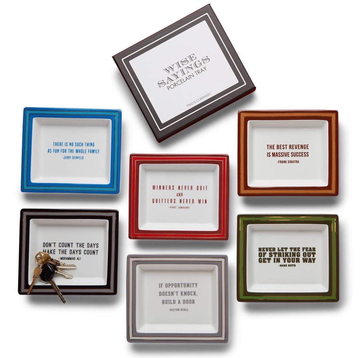 Glass tray with quotes - Wise Sayings