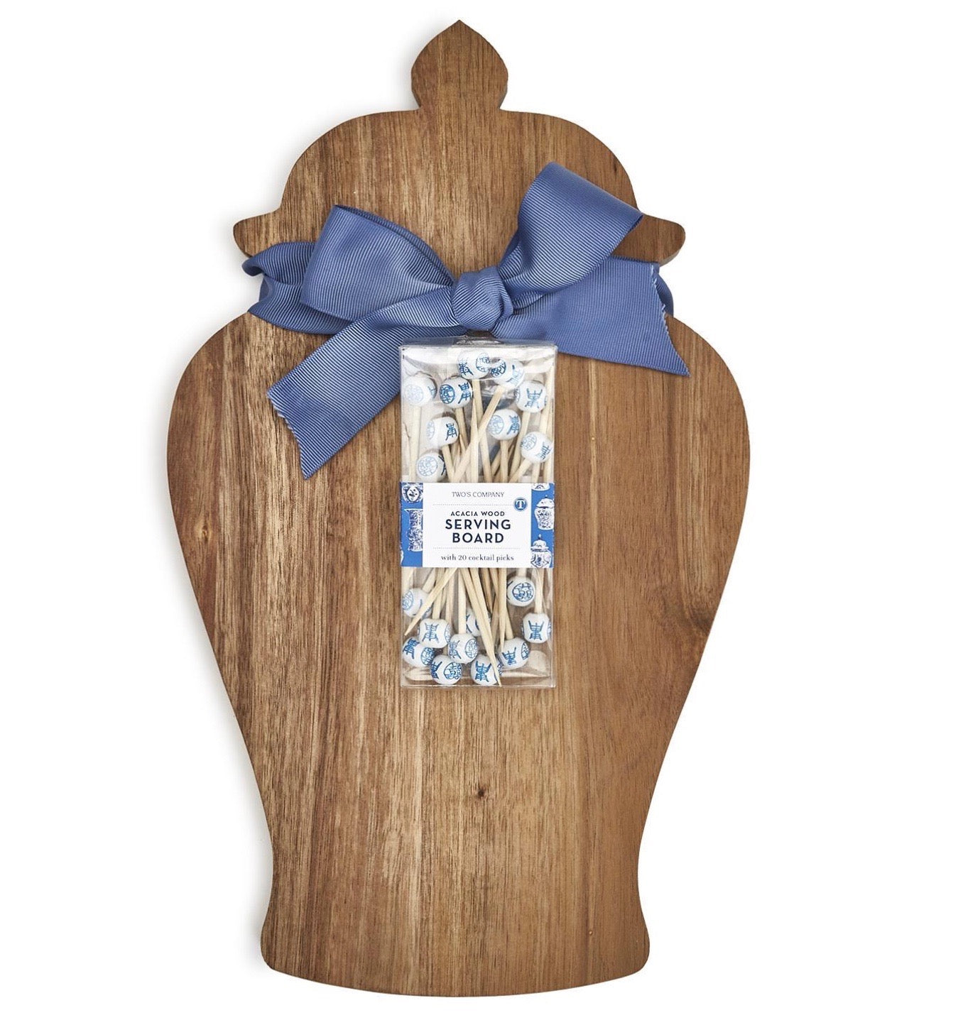 Ginger Jar Cutting Board with Picks