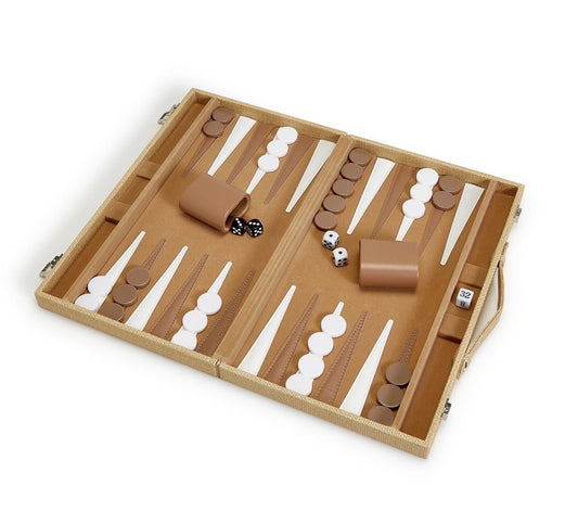 Brown Backgammon Set