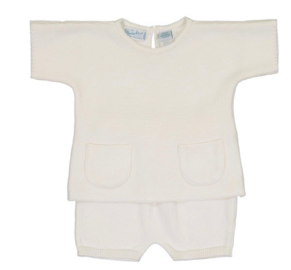Feltman Brothers - White Knit Sweater Set