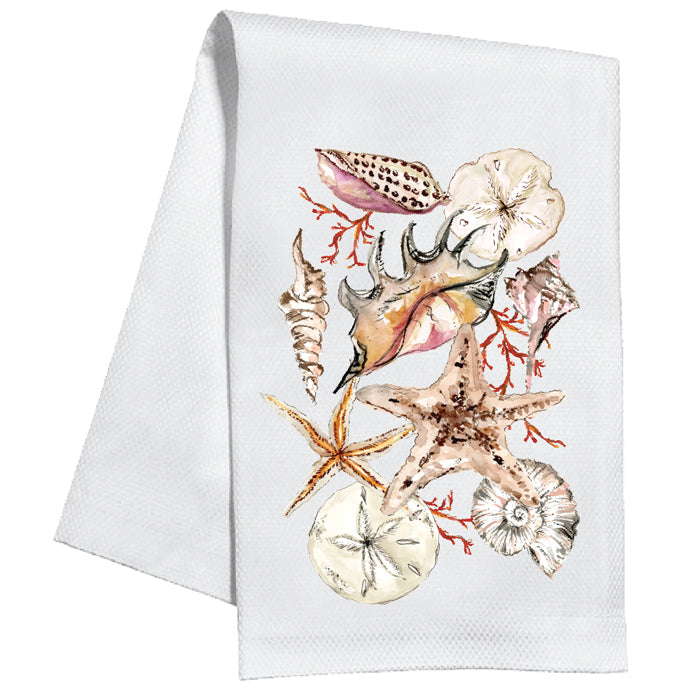 Rosanne Beck - Kitchen Towel - Seashell