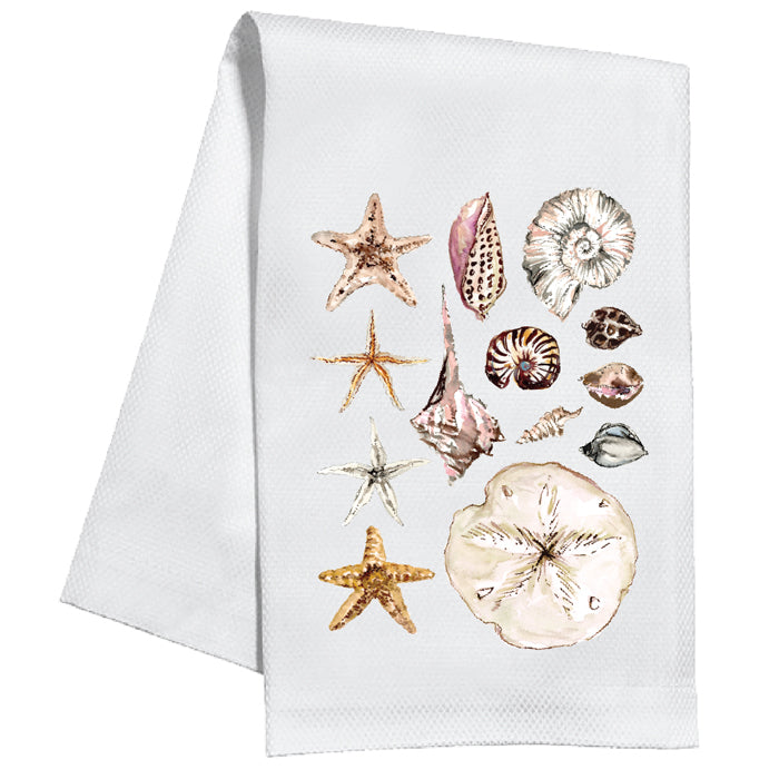 Rosanne Beck - Kitchen Towel - Seashell