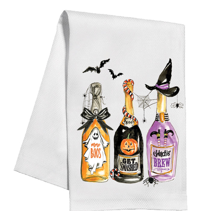 Rosanne Beck - Kitchen Towel - Halloween Bottles