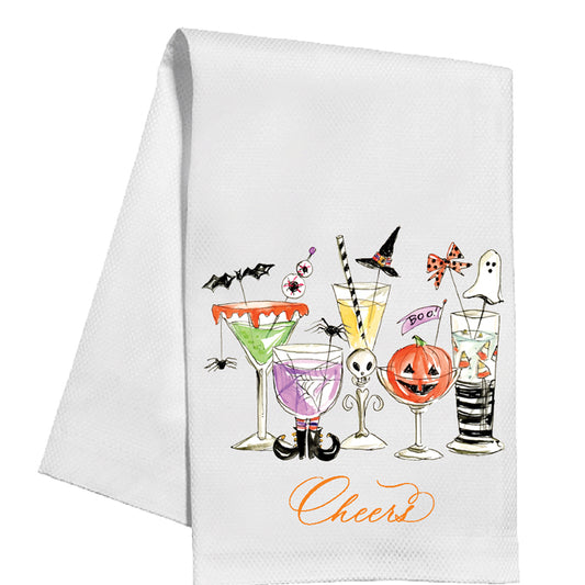 Rosanne Beck - Kitchen Towel - Halloween Cocktails