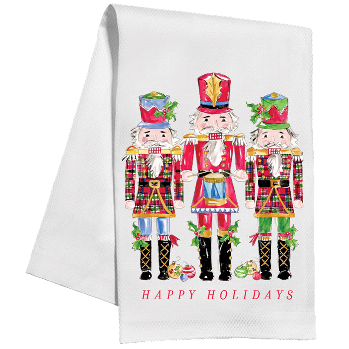 Rosanne Beck - Kitchen Towel - Plaid Nutcracker