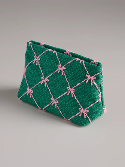Bow Zip Pouch - Three Colors