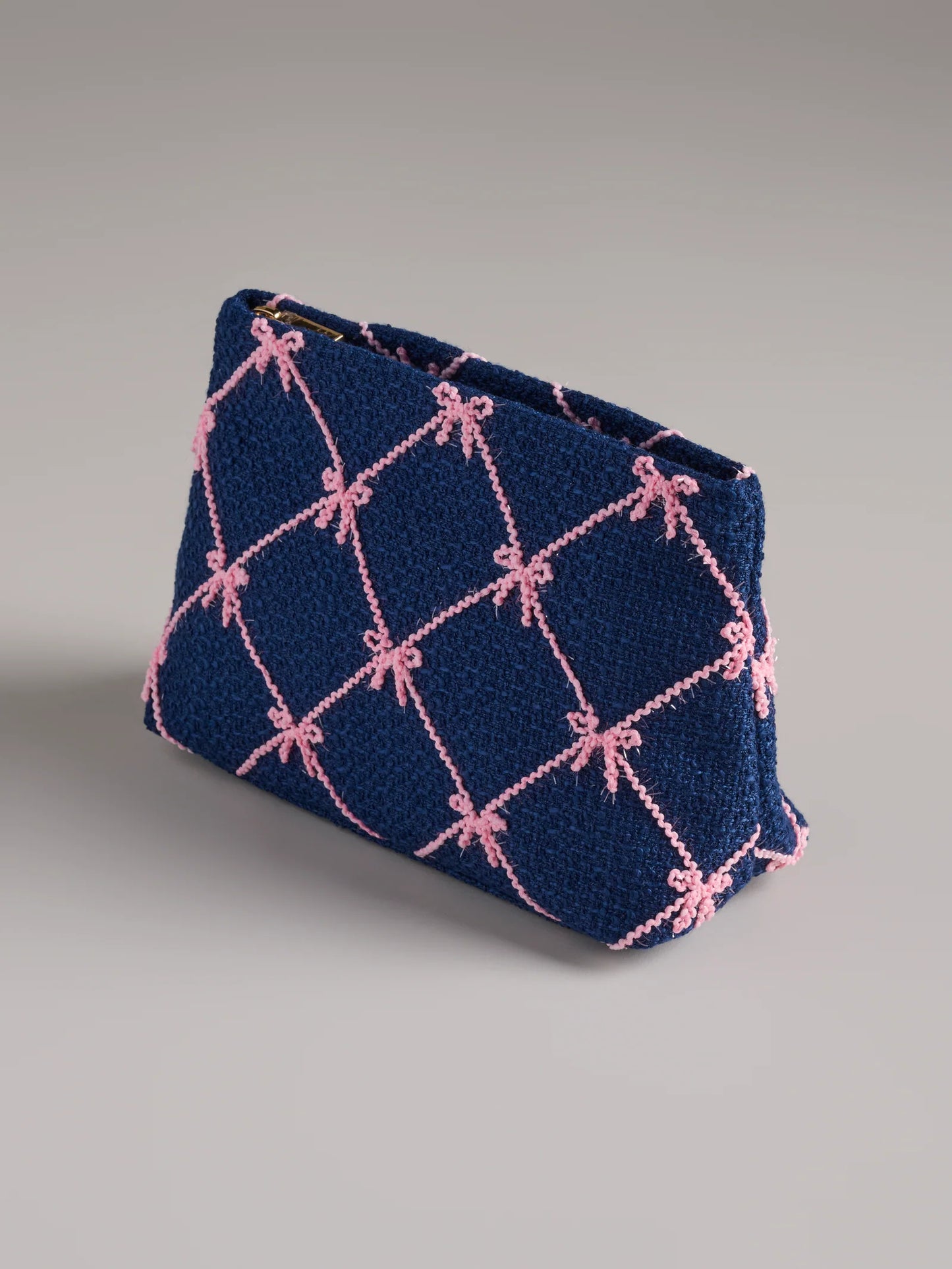 Bow Zip Pouch - Three Colors