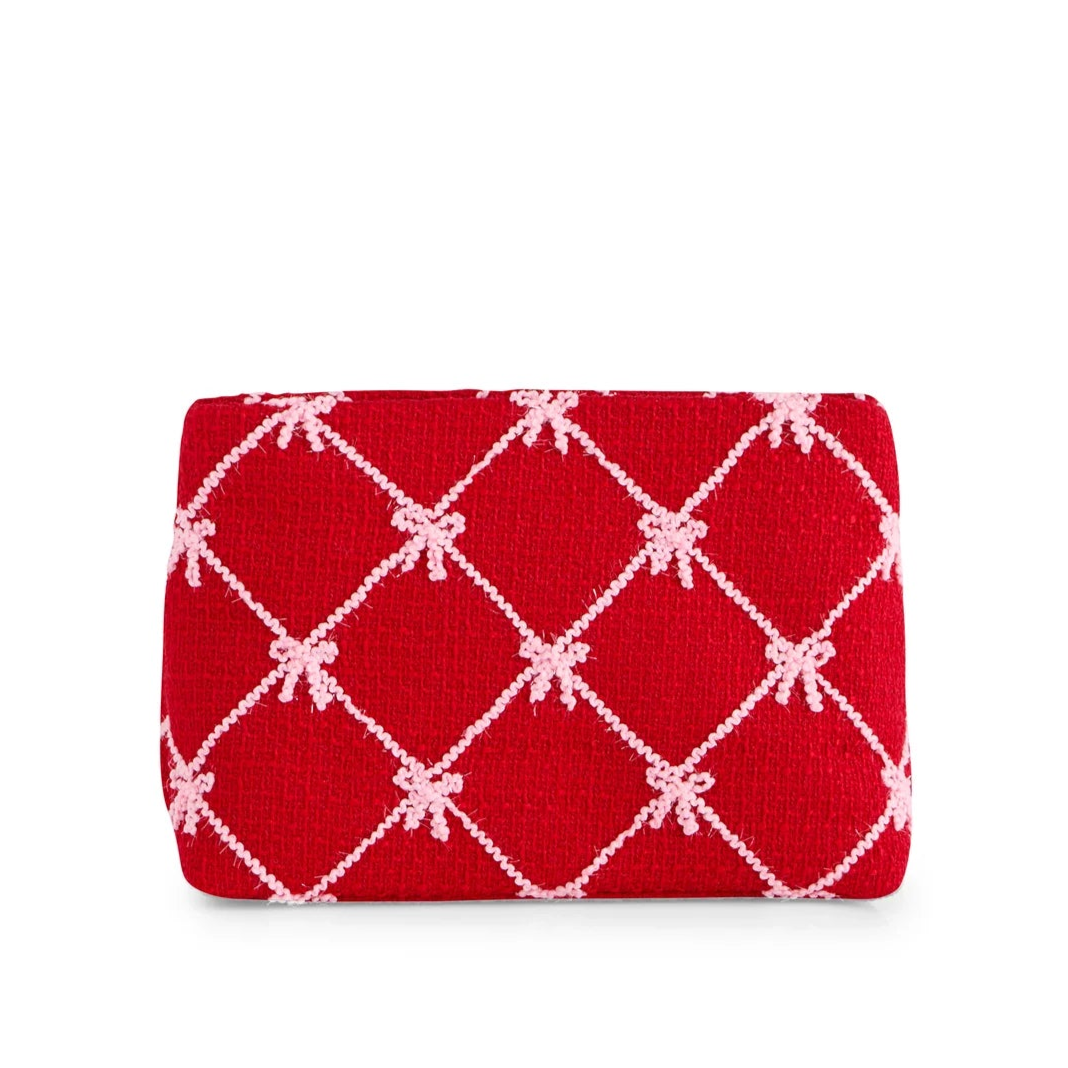 Bow Zip Pouch - Three Colors