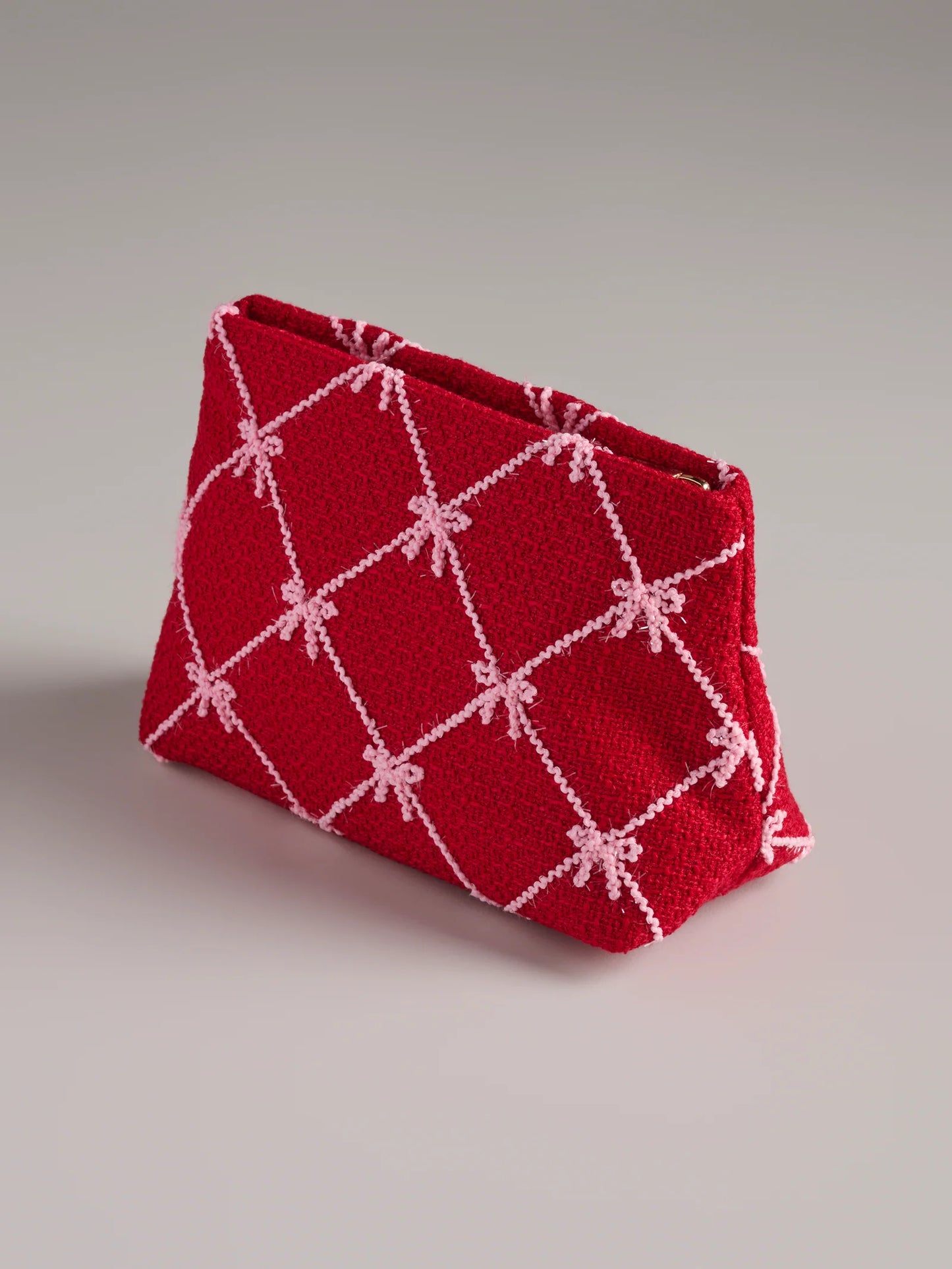 Bow Zip Pouch - Three Colors