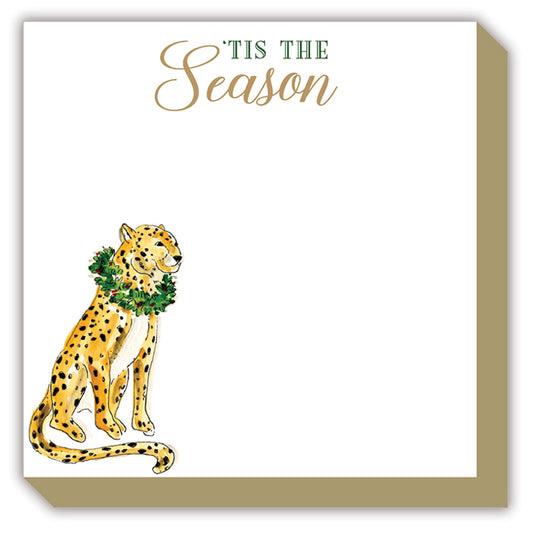 Rosanne Beck - Tis the Season Cheetah Notepad
