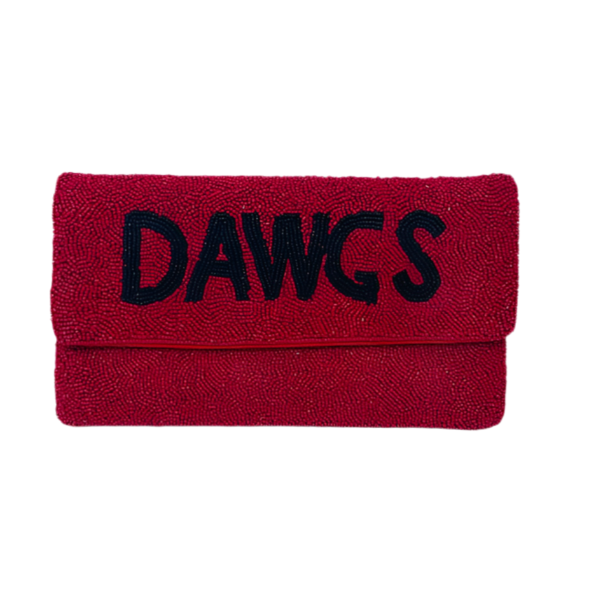 Dawgs Beaded Clutch