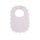 Seersucker Scallop Bib - Blue or Pink