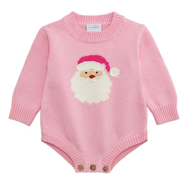 Santa Sweater Bubble - Pink or Green