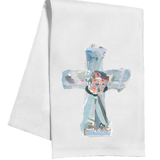 Rosanne Beck - Blue Cross Kitchen Towel