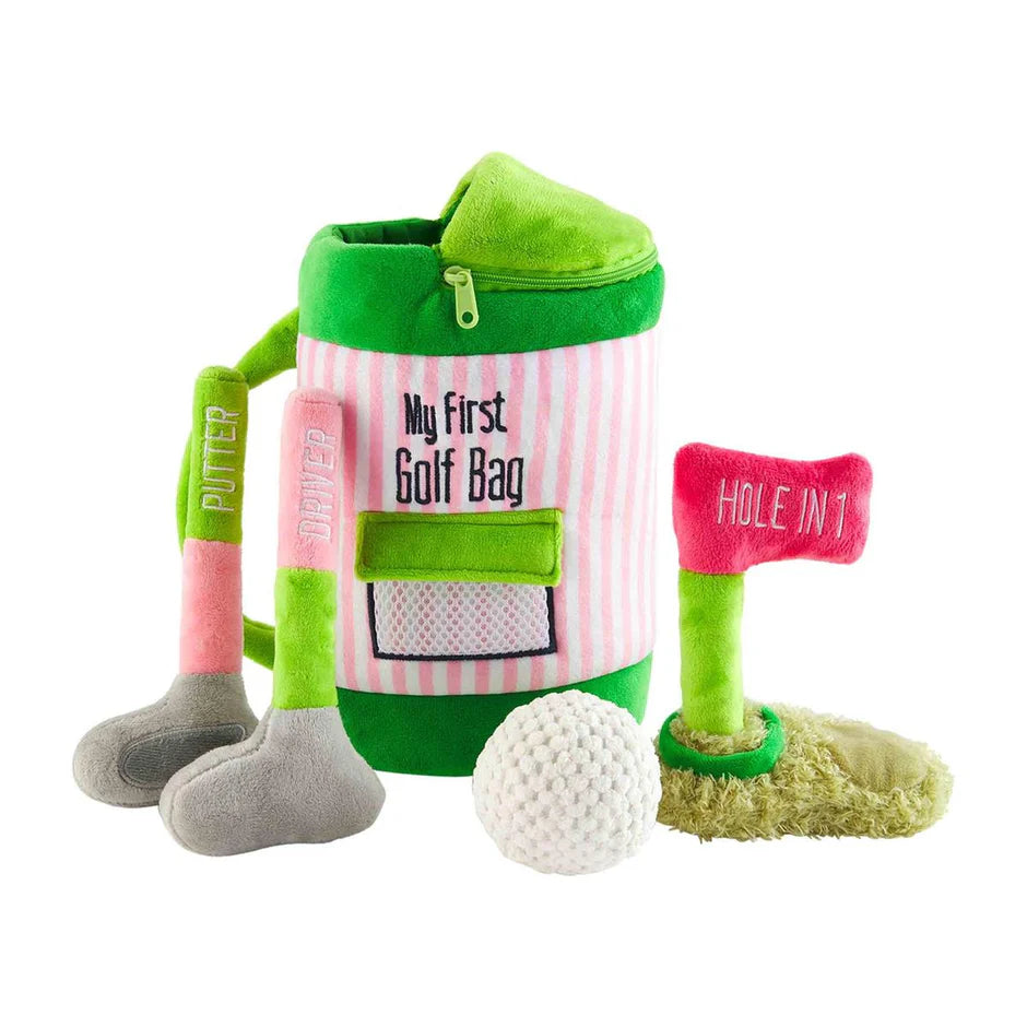 My First Golf Bag Plush Set - Blue or Pink