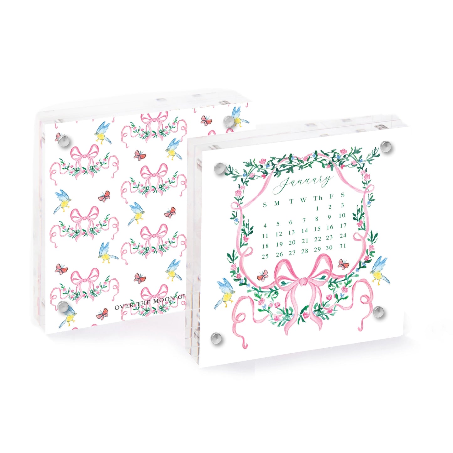 2026 Calendar with Magnetic Acrylic Frame