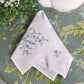 Embroidered Mother Hankie with Button Envelope