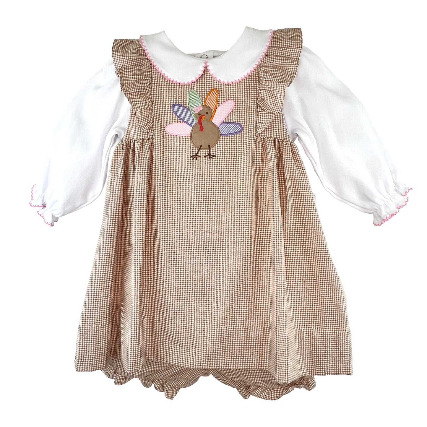Turkey Applique Dress with Bloomers
